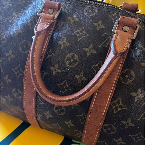 LOUIS VUITTON KEEPALL 45 BANDOULIERE W/LV STRAP DATE CODE-VI0974 - Picture 11 of 14